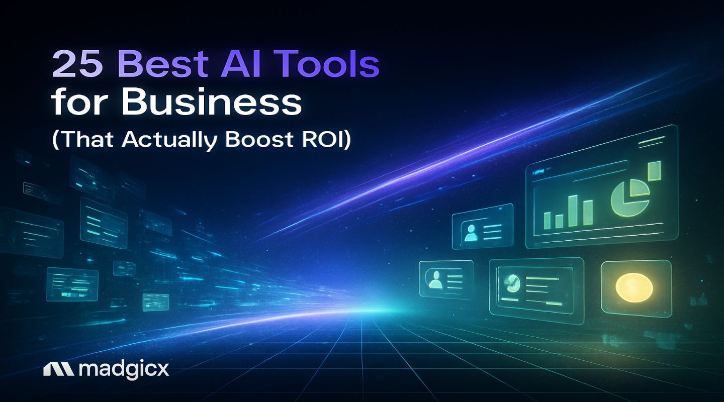 25 Best AI Tools for Business (That Actually Boost ROI)